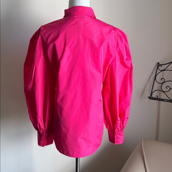 Cinq à Sept Fuchsia Puff Sleeve Blouse ( New ) - Picture 3 of 12